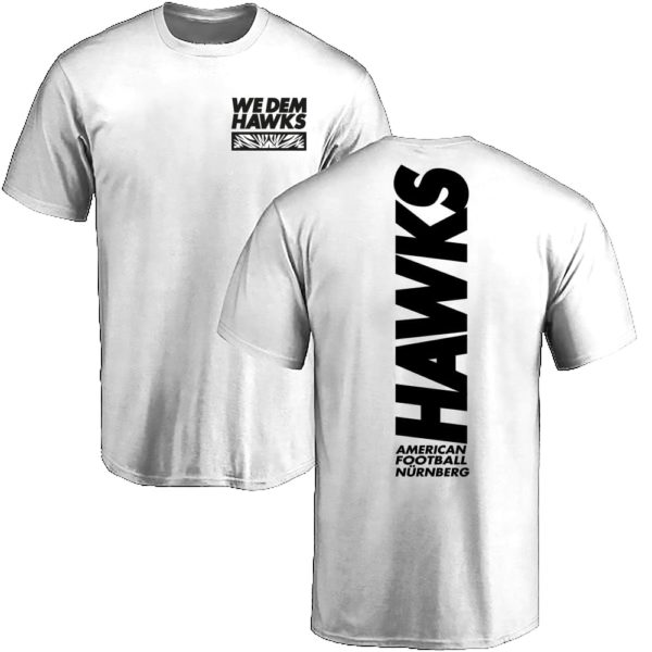 Hawk-Eye "We dem Hawks" - T-shirt 2020 Edition weiß