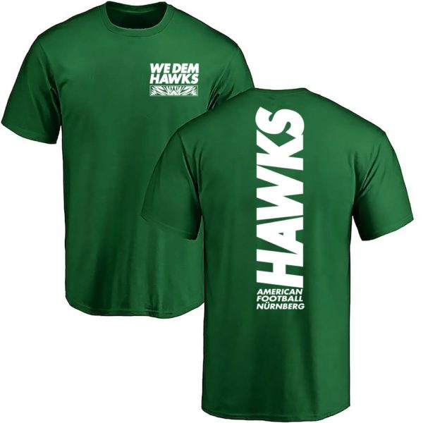 Hawk-Eye "We dem Hawks" - T-shirt 2020 Edition grün