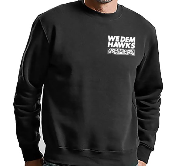 Hawk-Eye "We dem Hawks" - Simple Sweatshirt schwarz