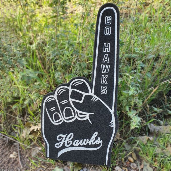 Schaumfinger für echte Hawksfans