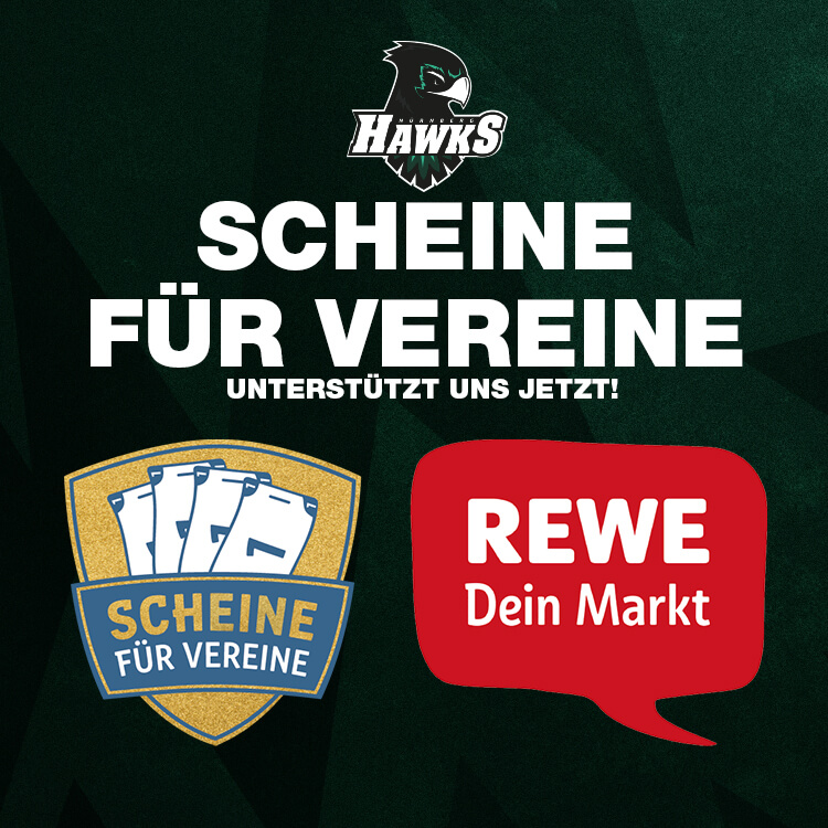 Hawks bei Rewe: SCHEINE FUR VEREINE