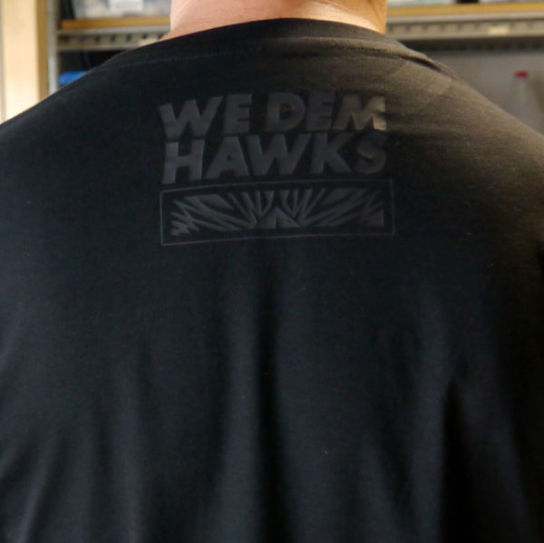 Black on Black back We dem Hawks