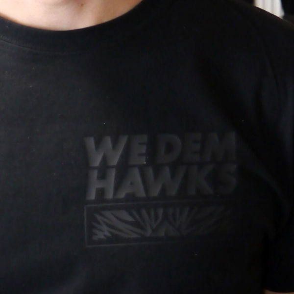 Black on Black front: we dem Hawks