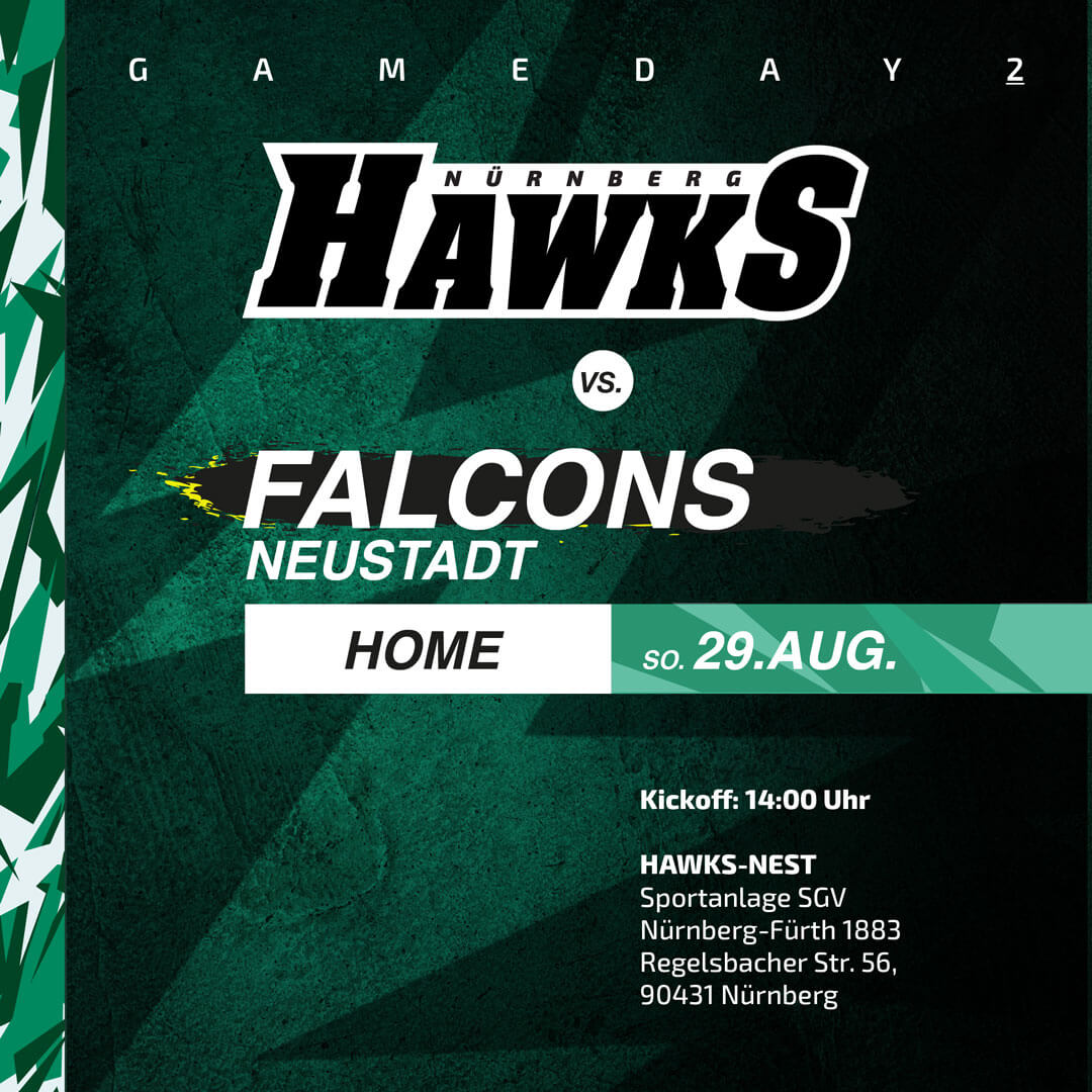 Heimspiel Neustadt Falcons Nürnberg Hawks Nürnberg Hawks
