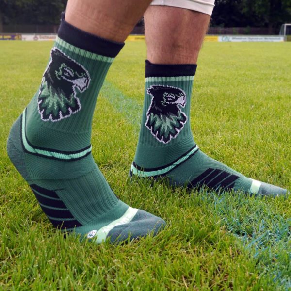 Hawks Socken kurz grün