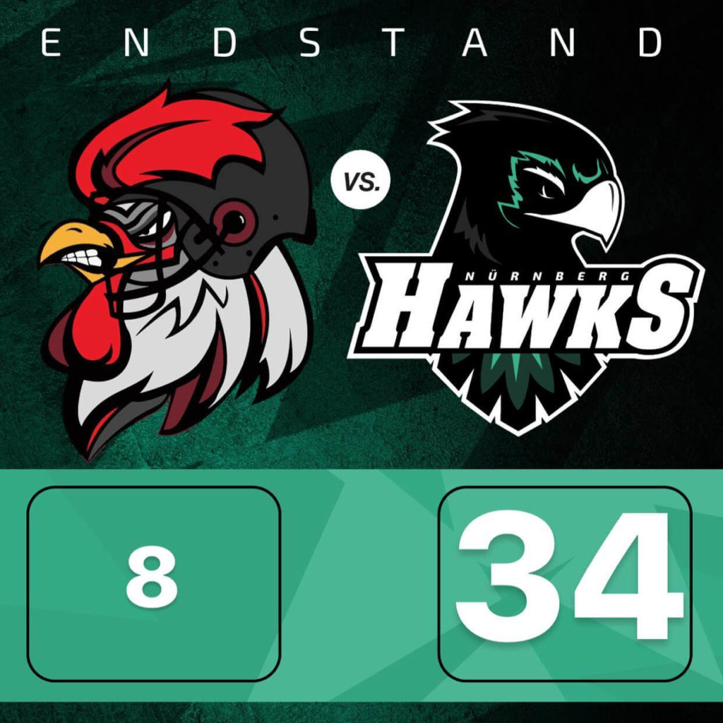 Gechers vs Hawks Endstand: 08:34