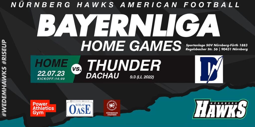 Dachau Thunders at Nürnberg Hawks 2023