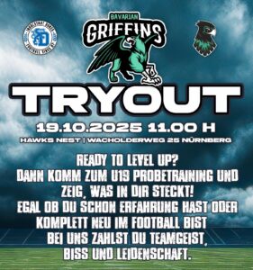 tryout u19 hawks griffins 2025