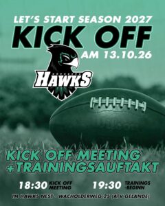 Kick off season 2027