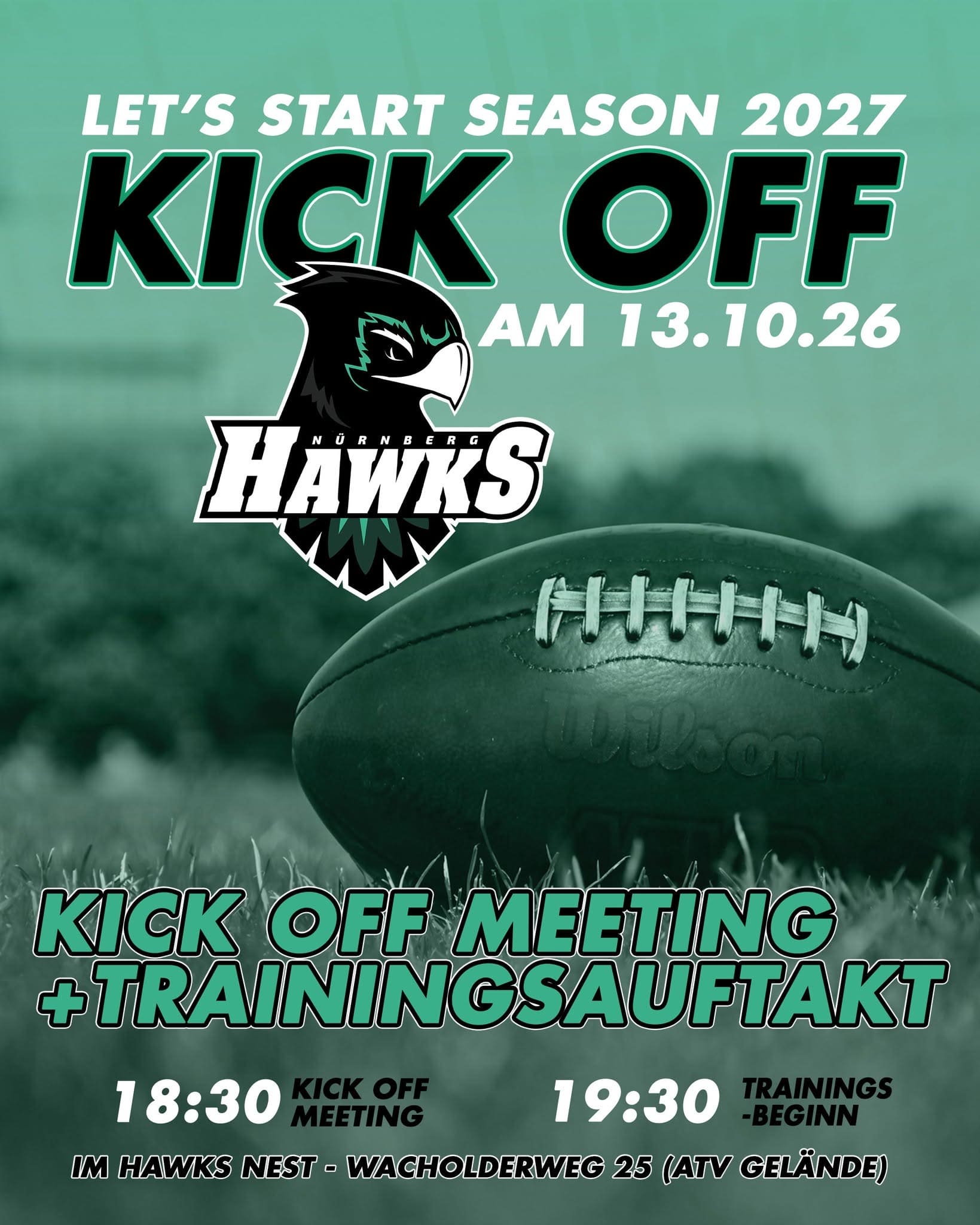 Kick off season 2027
