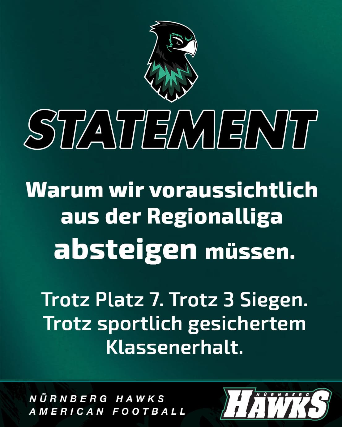 Statement Abstieg